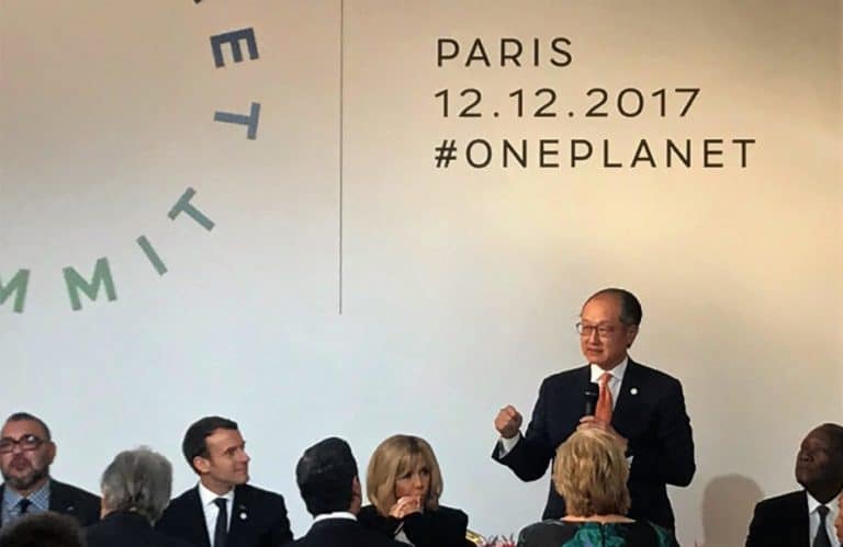 World Bank, One Planet Summit, Jim Yong Kim, summit, speech, Emmanuel Macron
