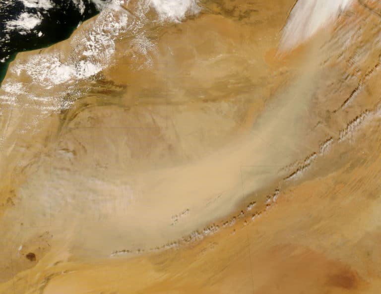 smog znad Sahary