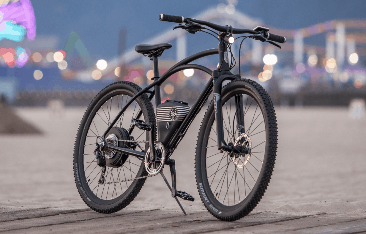 Vintage w połączeniu z sporą mocą silnika rower elektryczny Rally