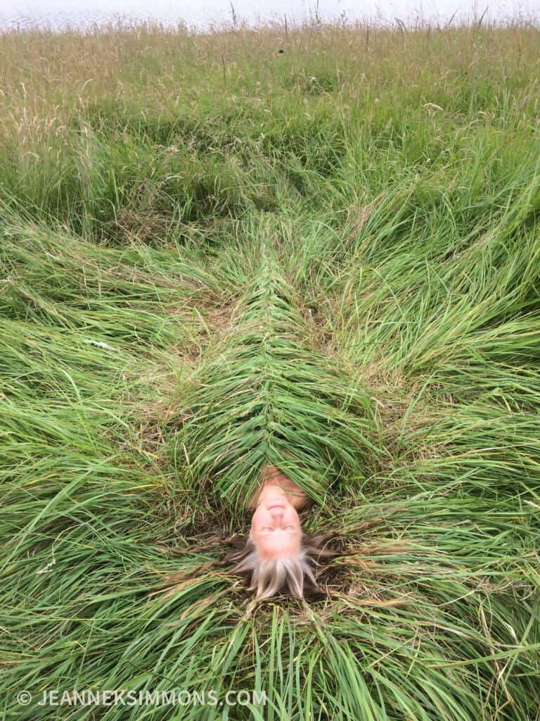 Jeanne K Simmons Grass Cocoon Full Length
