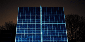 Panele słoneczne działają w nocy