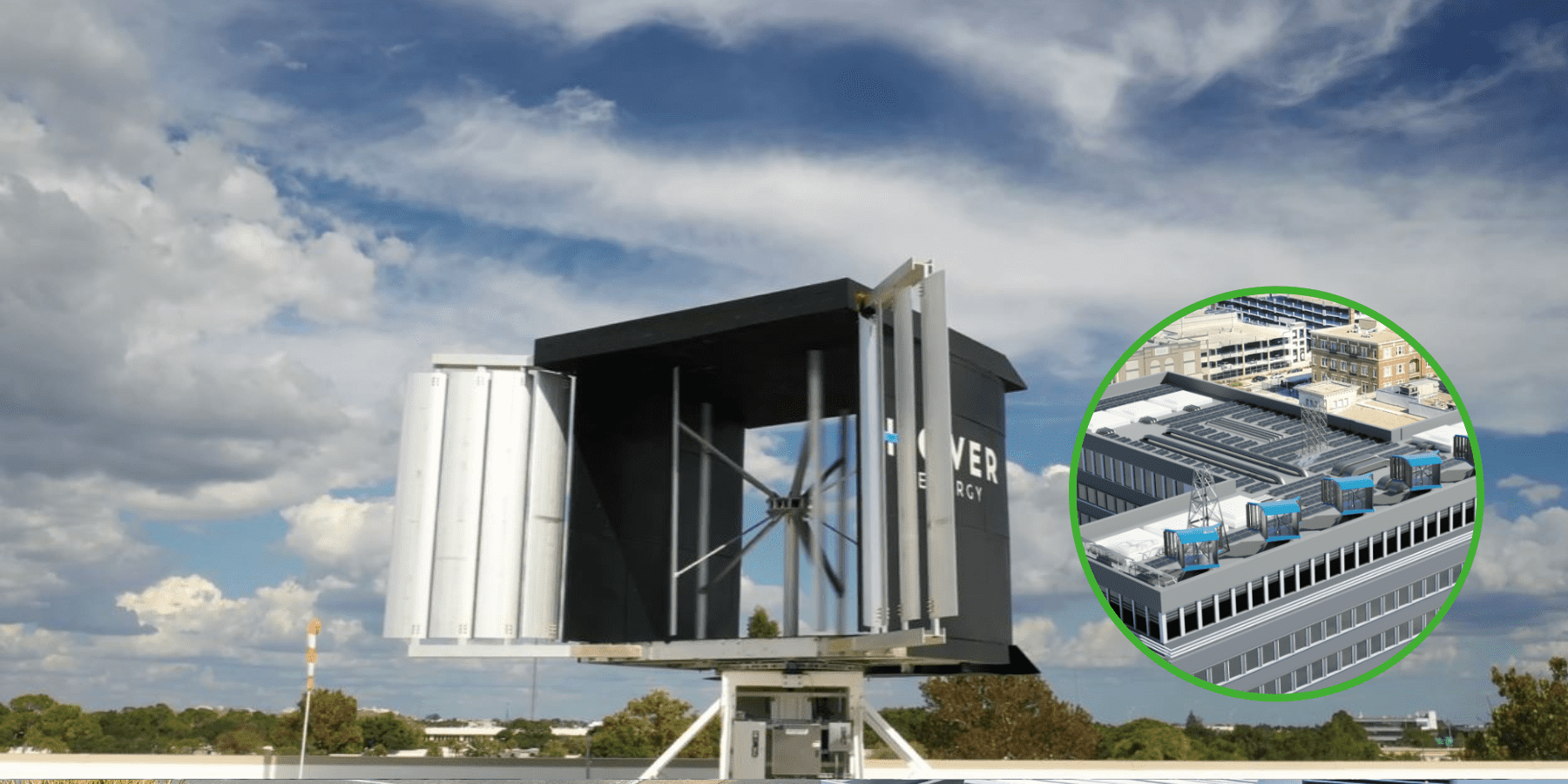 Dachowa turbina wiatrowa z panelami słonecznymi i magazynem energii wchodzi do masowej produkcji