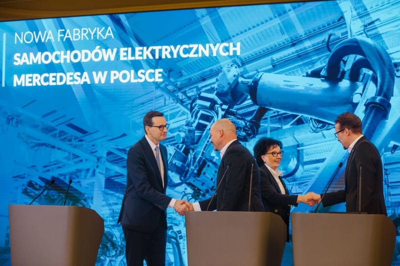 Mercedes zbuduje w Polsce fabrykę aut elektrycznych. Zainwestuje miliard euro na Dolnym Śląsku