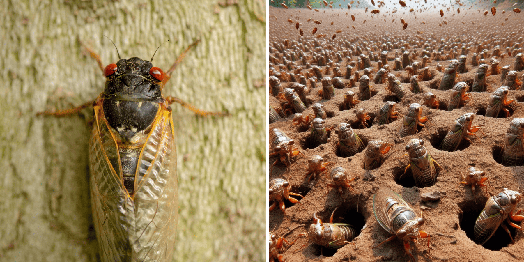 To będzie rok cykad! Biliony owadów wyjdą na powierzchnię ziemi