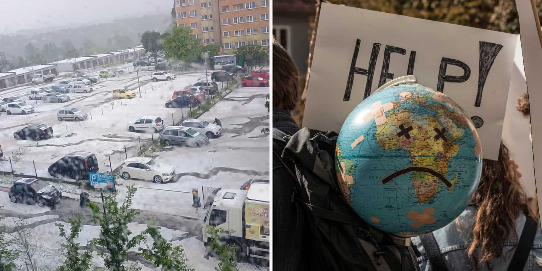 Nawałnica w Gnieźnie. Czy grad w maju oznacza, że zmian klimatu nie ma?