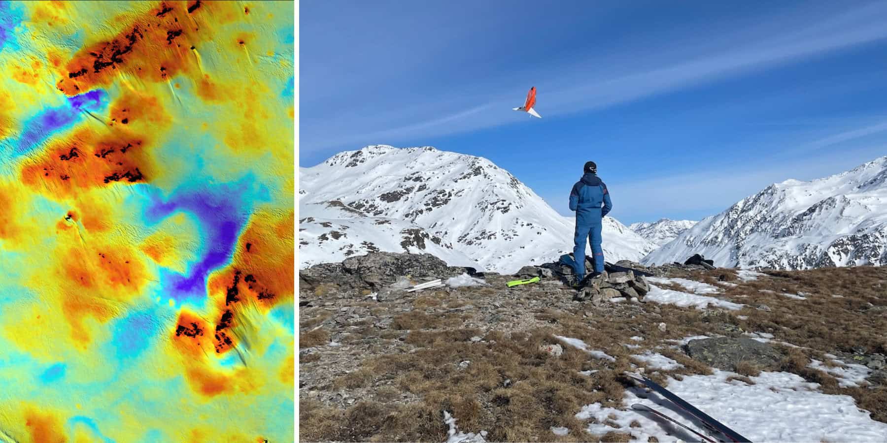 Fotowoltaika w szwajcarskich górach. Grubość pokrywy śnieżnej zmierzyły… drony